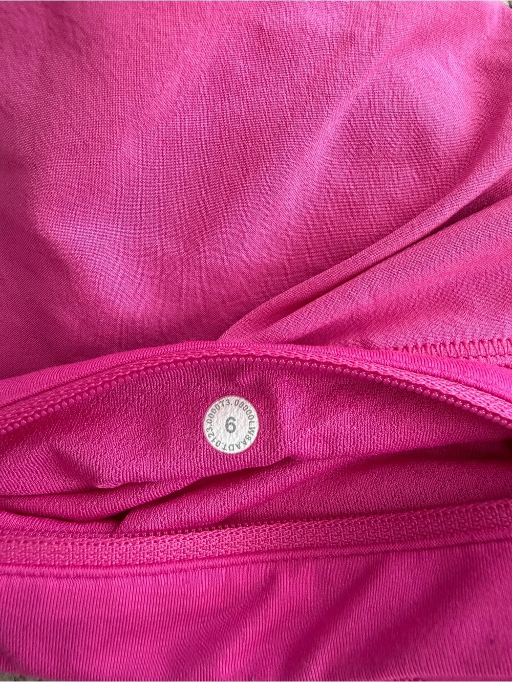 Lululemon Pace Rival Mid Rise Skirt Size 6 Sonic Pink